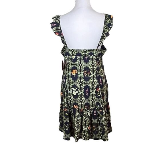 NWT Agua Bendita X Target Women’s Tile Floral Ruffle Sleeve Dress, Size L - Picture 5 of 11